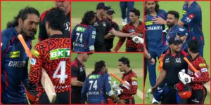 Abhishek Sharma and Digvesh Rathi fight । अभिषेक शर्मा और दिग्वेश राठी की तीखी बहस