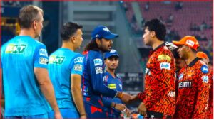 Abhishek Sharma and digvesh rathi fight in match । अभिषेक शर्मा और दिग्वेश राठी के बीच तीखी बहस