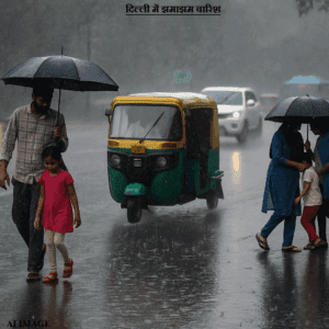 Rain in delhi