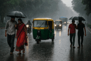 Rain in Delhi