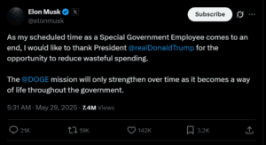 Elon Musk-Trump NEWS