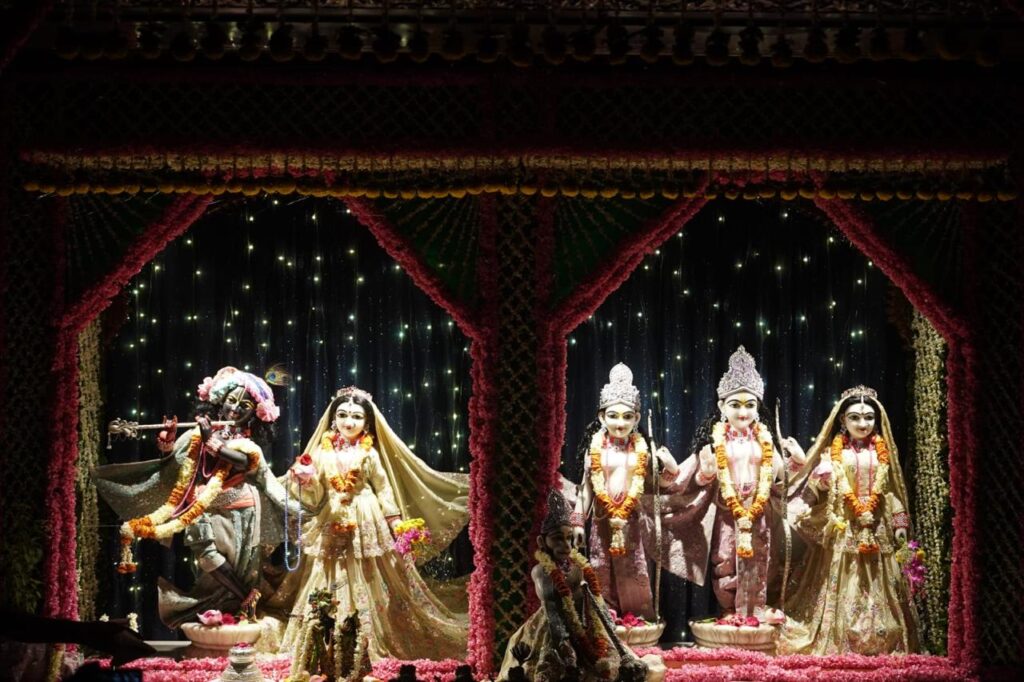 इस्कॉन मंदिर।फरीदाबाद