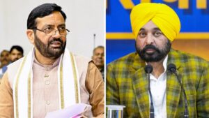 cm saini and bhagwant mann