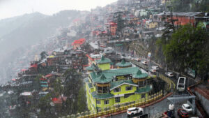 Rain in shimla