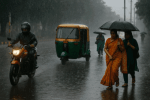 Rain in Delhi