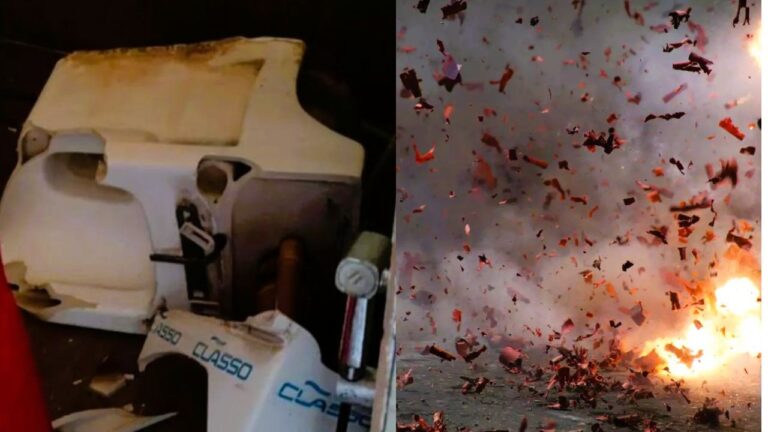 Greater noida toilet blast:16 साल का लड़का झुलसा (धमाके की सांकेतिक तस्वीर)