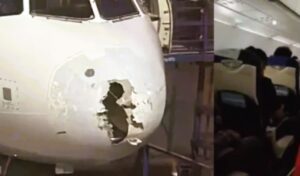 flight emergency landing Indigo flight was going from Delhi to Srinagar