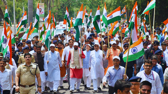 Tiranga Yatra In Haryana