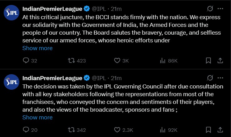 War Breaking: IPL-2025