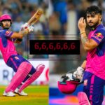 Riyan Parag: 6,6,6,6,6,6 लगा कर Riyan Parag ने 6 गेंदों पर जड़ दिए 6 छक्के