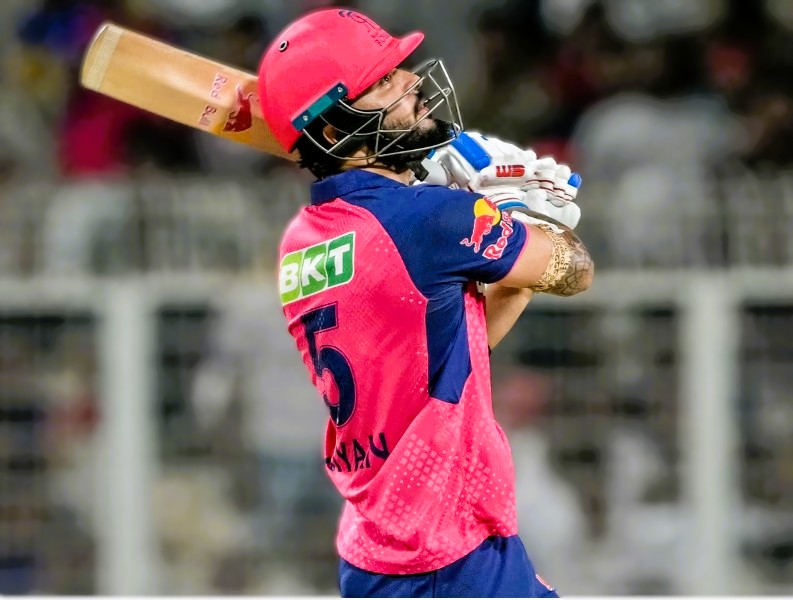 Riyan Parag hit 6 sixes in 6 balls