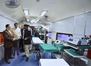 Faridabad Hospital On Wheel.