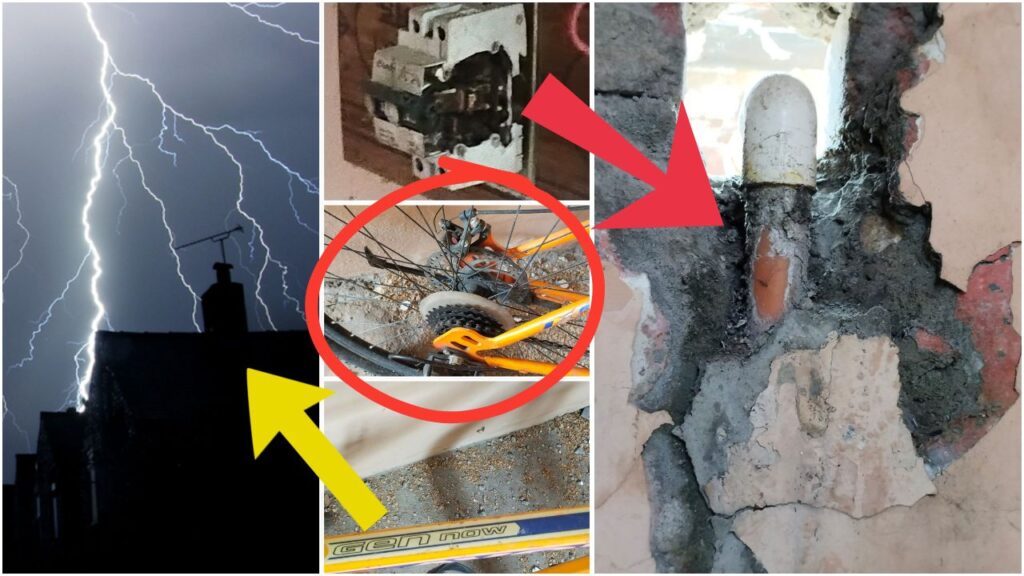 Lightning Struck The House.