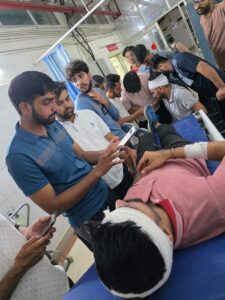 Hisar University Lathicharge.