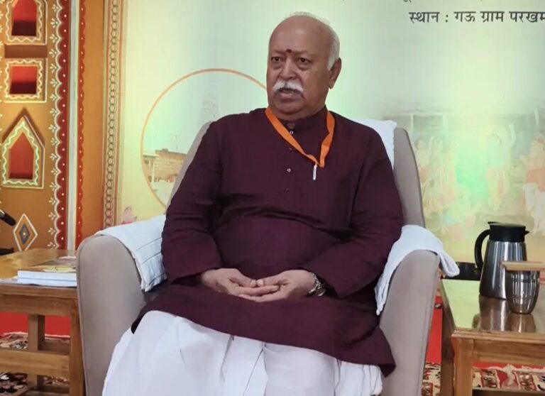 RSS Chief Mohan Bhagwat के तीन दिवसीय मथुरा दौरे की शुरुआत हो गई है