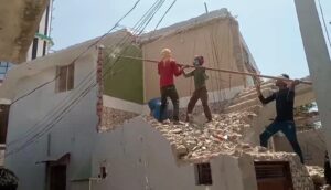 संभल में Land Encroachment पर प्रशासन का चला बुलडोजर