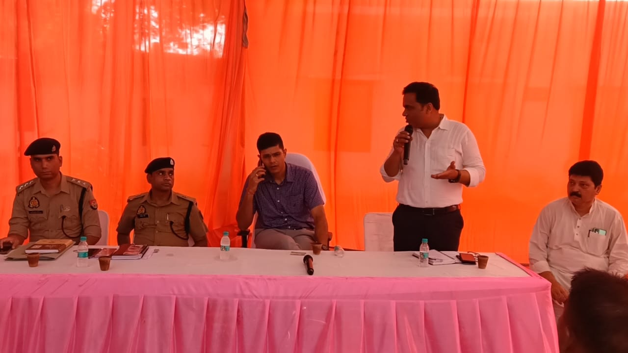 Firozabad Muharram Alert-पीस कमेटी के साथ प्रशासन की बैठक