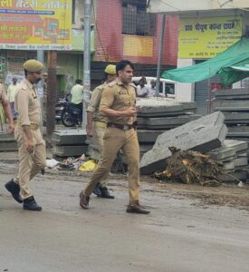 Sambhal Flyover Gas Leak