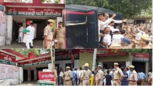 Pilibhit Politics-पीलीभीत में सपा का कार्यालय खाली कराया गया