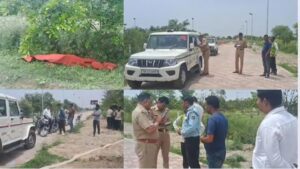 CrimeMystery-वृंदावन में एक सनसनीखेज CrimeMystery सामने आया है, जहां यमुना किनारे युवक का शव मिला, हाथ-पैर बंधे, शराब की बोतलें पास मिलीं। हत्या या साजिश? पुलिस जांच में जुटी।