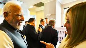 Modi Meloni Friendship