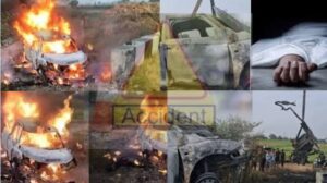 Bulandshahr Road Accident-डिवाइडर से टकराई कार, पांच की जलकर मौत