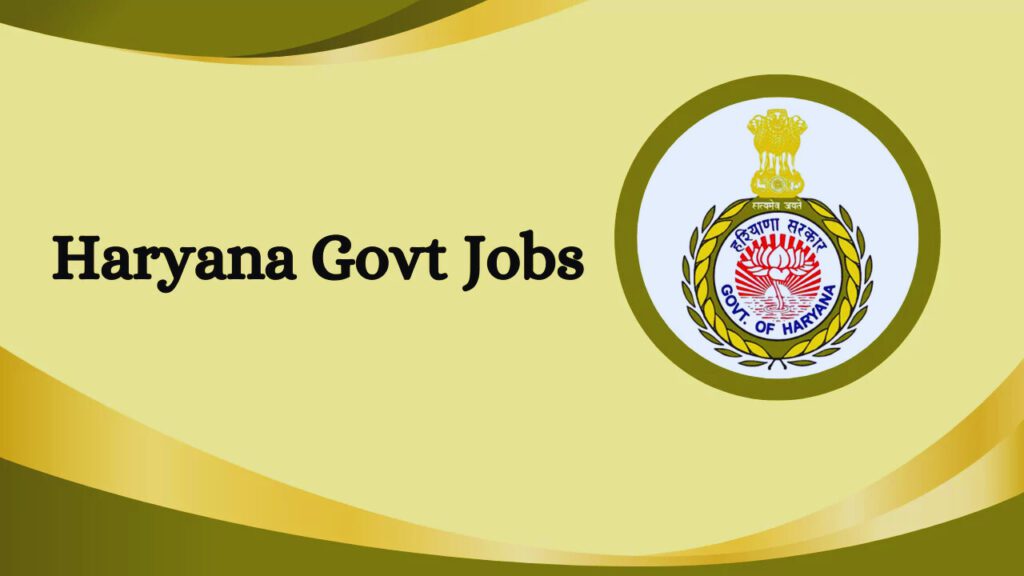CPLO Jobs Haryana.