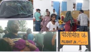 Pilibhit car-e riksha accident