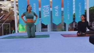 Malaika Arora Yoga In Gurugram.