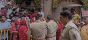 Banke Bihari Minister Protest