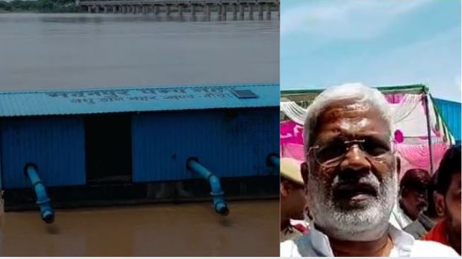 Banda Flood Inspection में मंत्री स्वतंत्र देव सिंह का दावा