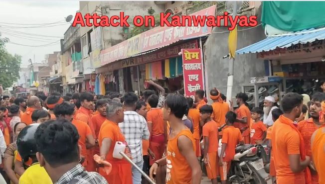 Attack on Kanwariyas in Varanasi"