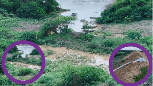 Banda Flood Risk - केन तटबंध पर मरम्मत का खेल!