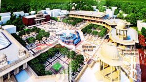 वृंदावन में बांके बिहारी कॉरिडोर का प्रस्तावित मॉडल - photo : google