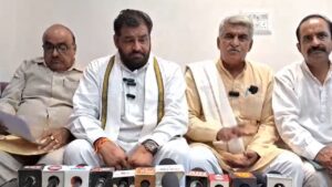 Kirat Singh Vs Komal Gurjar Komal allegations are baseless society gave clean chit to MLA Kirat Singh Chaudhary