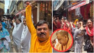 Banke Bihari Corridor Brajvasis are ready to lay down corpses to protect the Kunj lanes