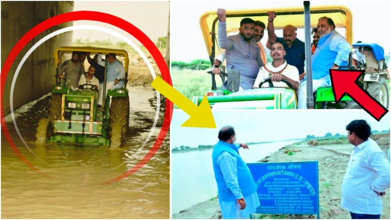 Ballia Ganga erosion Minister takes charge of the danger of Ganga on Ballia Expressway