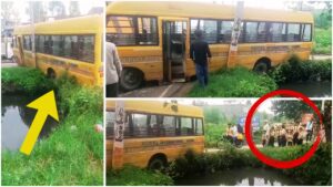 बस डगमगाई, बच्चे चीखे: सहारनपुर में टला बड़ा हादसा