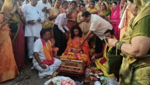 GuruPoornima-कलश यात्रा से यमुना पूजन