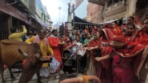 Vrindavan Corridor Protest में महिलाओं की हुंकार