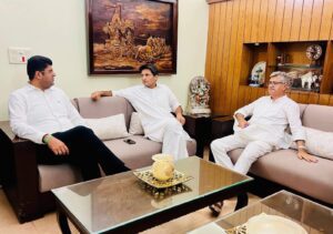 Dushyant Chautala Met Deepender Hooda.