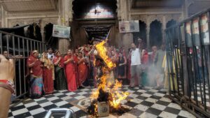 Banke Bihari Corridor Protest