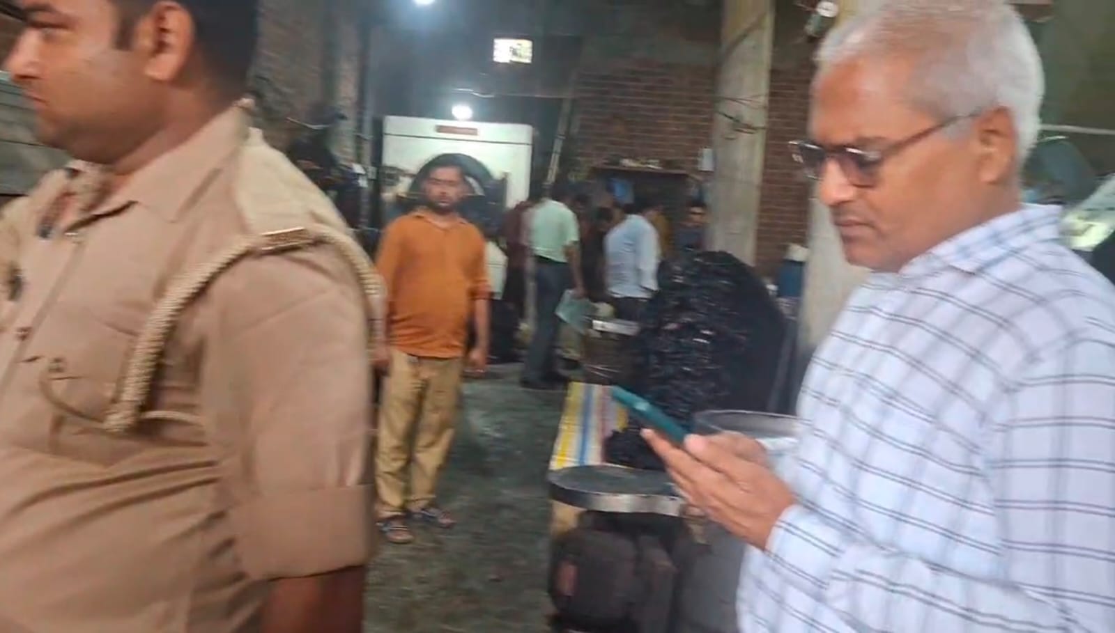 Jeans Washing Plant Raid-संभल