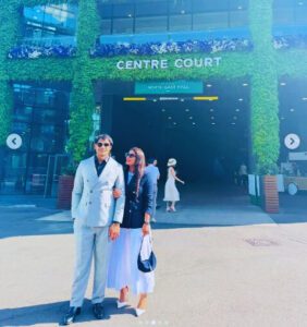 Neeraj Chopra With Himani.