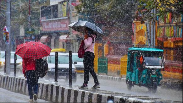 Weather changes in Haryana :