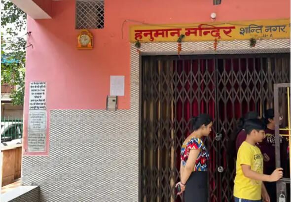 Hanuman Temple Demolition Notice.