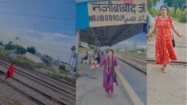 Railway Track Reel-viral video