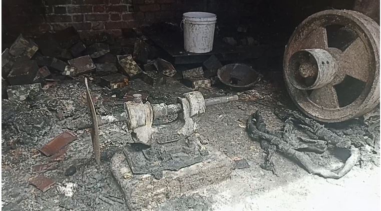 Factory Fire in Sambhal: