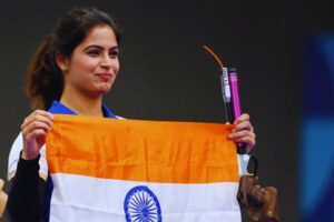 Manu Bhaker Won Bronze Medal.