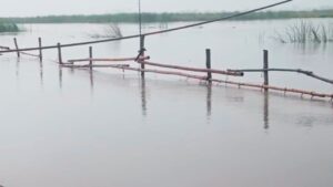 fear of flood in sambhal Ganga Danger mark crossed at Rajghat area Flood alert issued